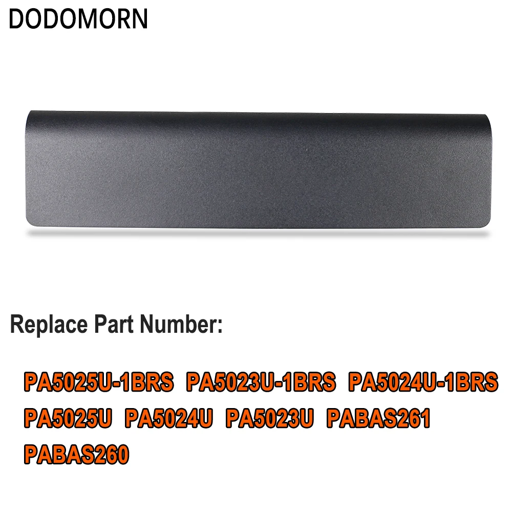 Imagem -02 - Dodomorn Pabas260 Bateria do Portátil para Toshiba C800 C805 C845 C855 C850 C870 C875 L800 L805 L830 L835 L845 L850 L855 Série 48wh