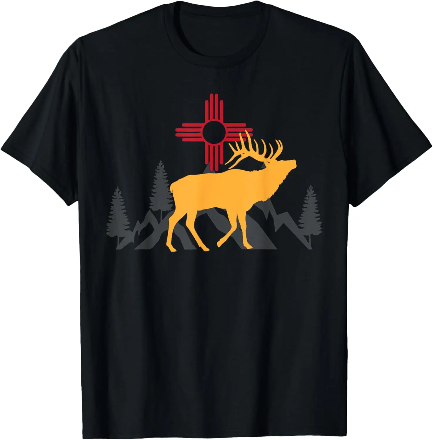 

Elk Hunting New Mexico Design Gift For Archery Hunters T-Shirt