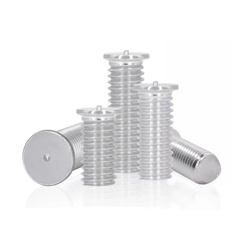 8/10/15/25PCS Aluminum Welding Bolt Stud Capacitor Discharge CD Spot M3 M4 M5 M6 M8 Length 6 8 10 12 16 20 25 30 35 40 50 MM