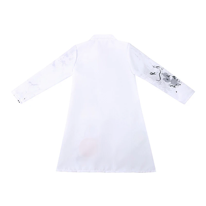 وصل حديثًا لعام 2025 معطف المختبر للأولاد فستان الهالوين زي عالم مهذب للأولاد