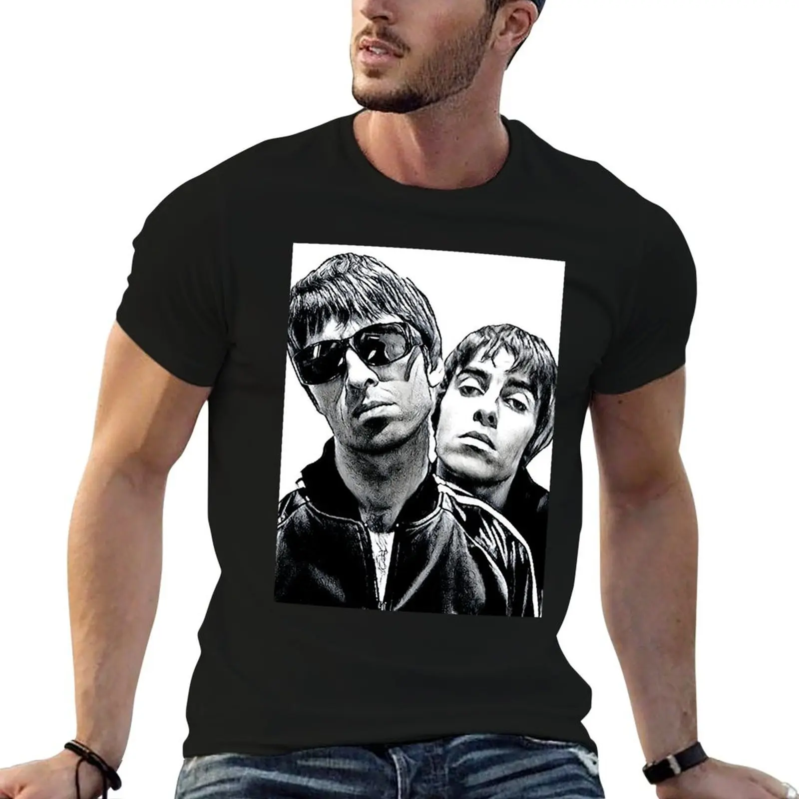 

Music Retro Male Liam Musician Gallagher Cute Graphic Gift T-Shirt t shirt man casual funny t shirts man T-Shirt