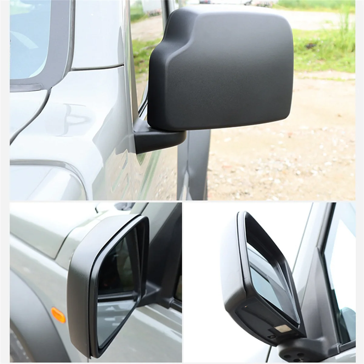 2Pcs Car Rearview Mirror Cover Accessories for Suzuki Jimny JB64 Sierra JB74W 2019-2023 Rearview Mirror Protective Cover