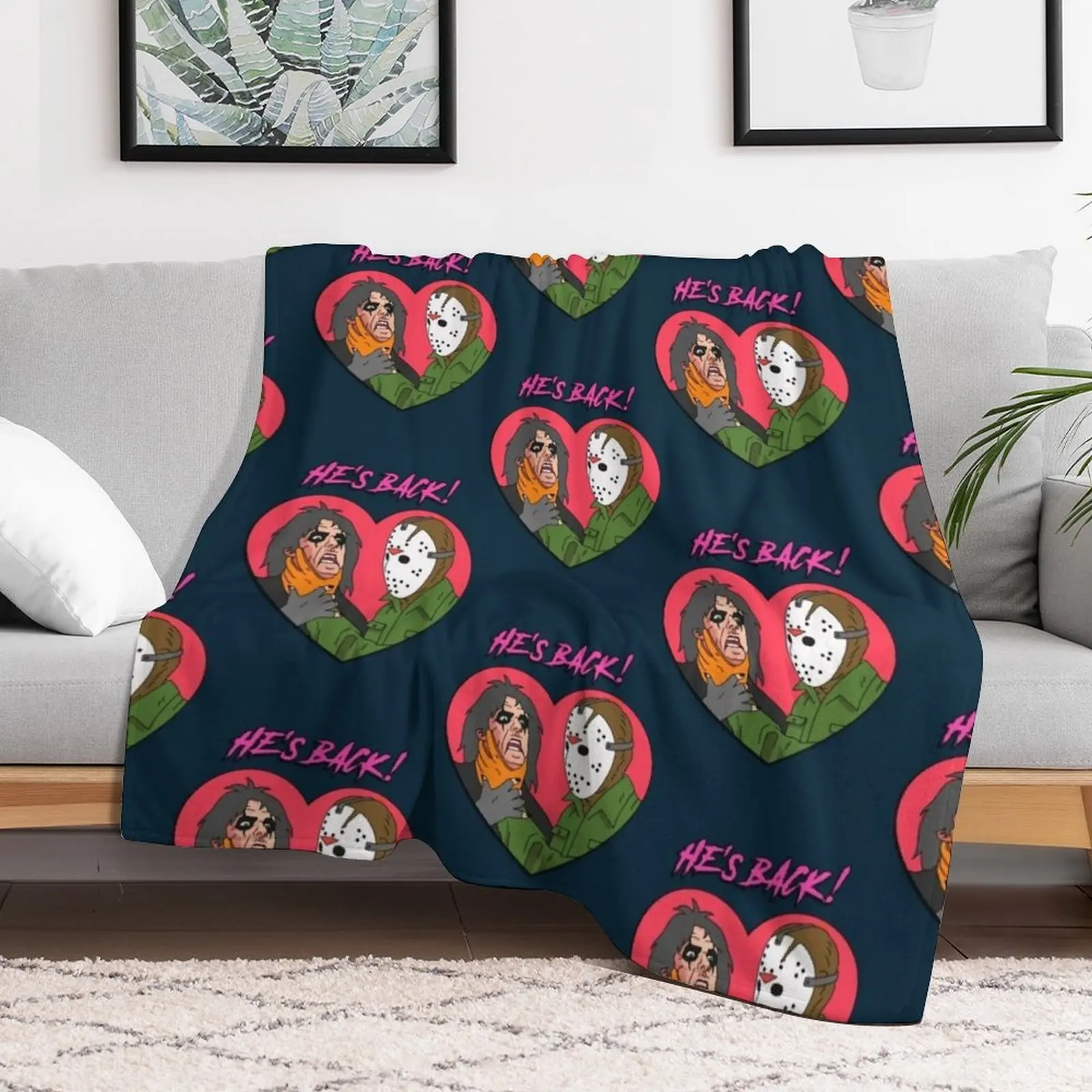 Alice Cooper Throw Blanket