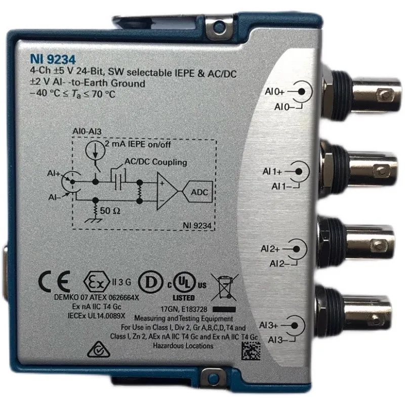 US NI 9234 Dynamic Signal Acquisition Module 779680-01 Data Collection Card, Original Stock