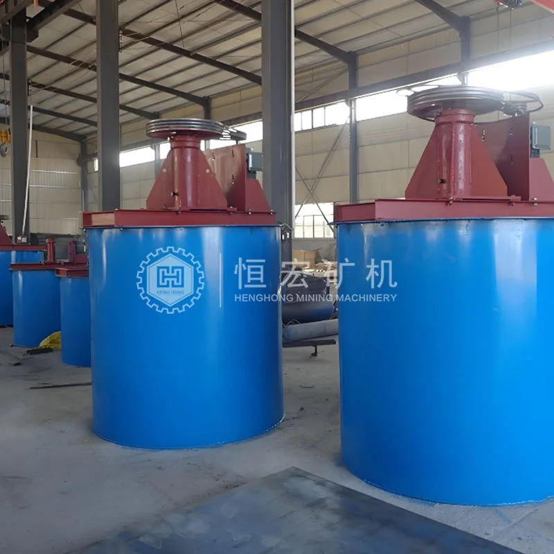 High Capacity Mining Machinery RJ Type Single Impeller Agitation Tank Mineral Chemical Slurry Mud Leaching Mixing Tank