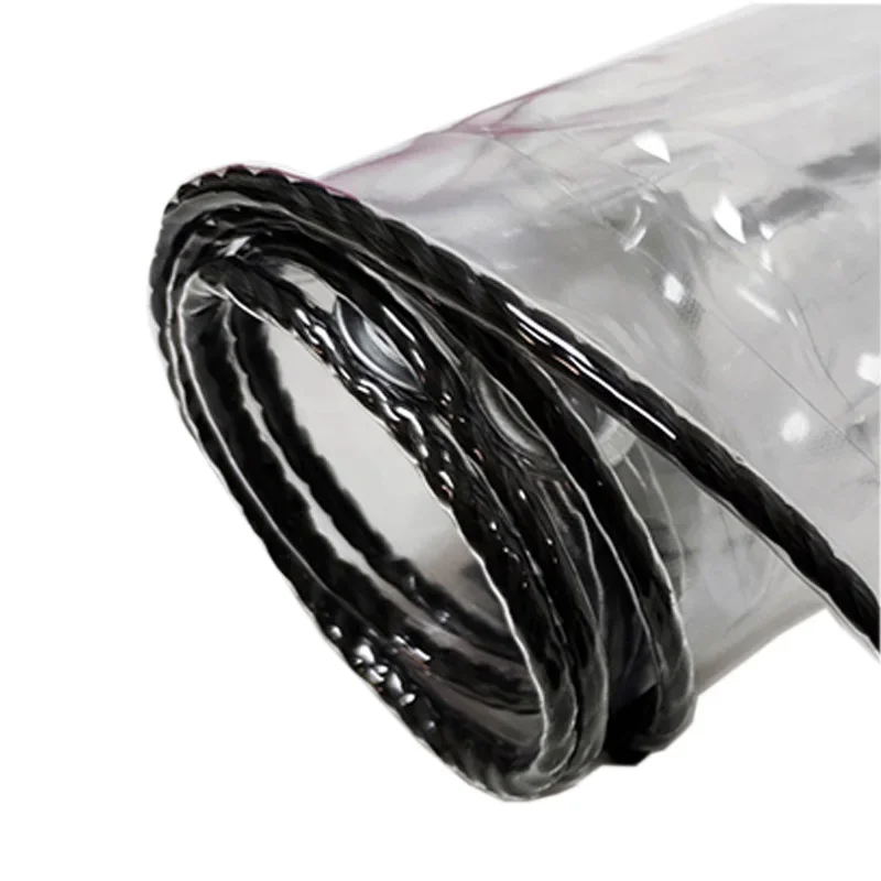 

600 г/м2 прозрачный брезент водонепроницаемая непромокаемая пластиковая ткань уплотнительная оконная ткань балкон ветрозащитная непромокаемая огнестойкая S2R9U