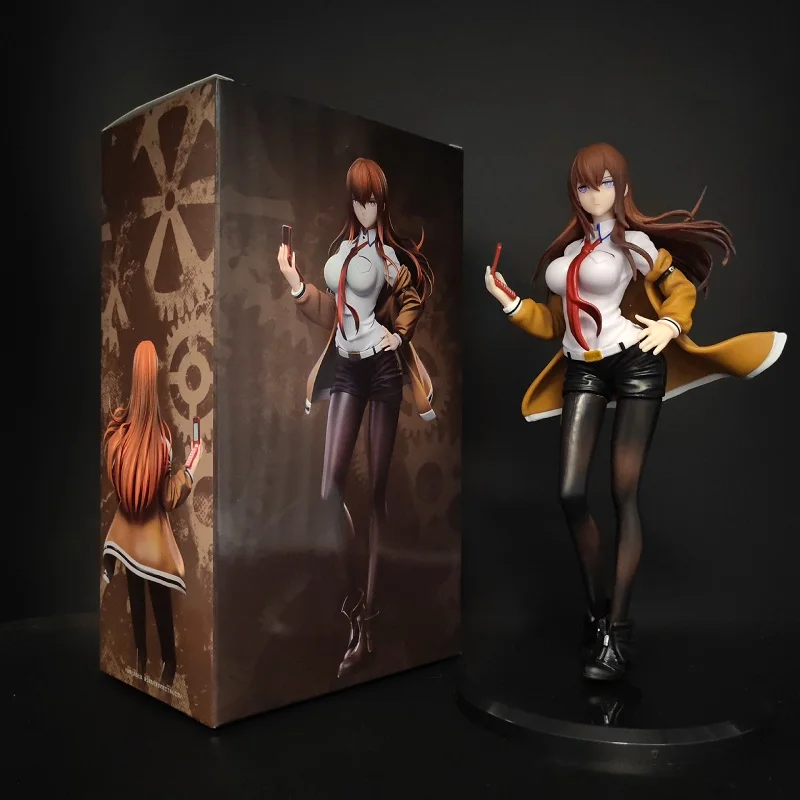 Steins Gate Anime Figure Kurisu Makise Pvc Collectible Model Desktop Decoration Ornament For Anime Collection Enthusiasts