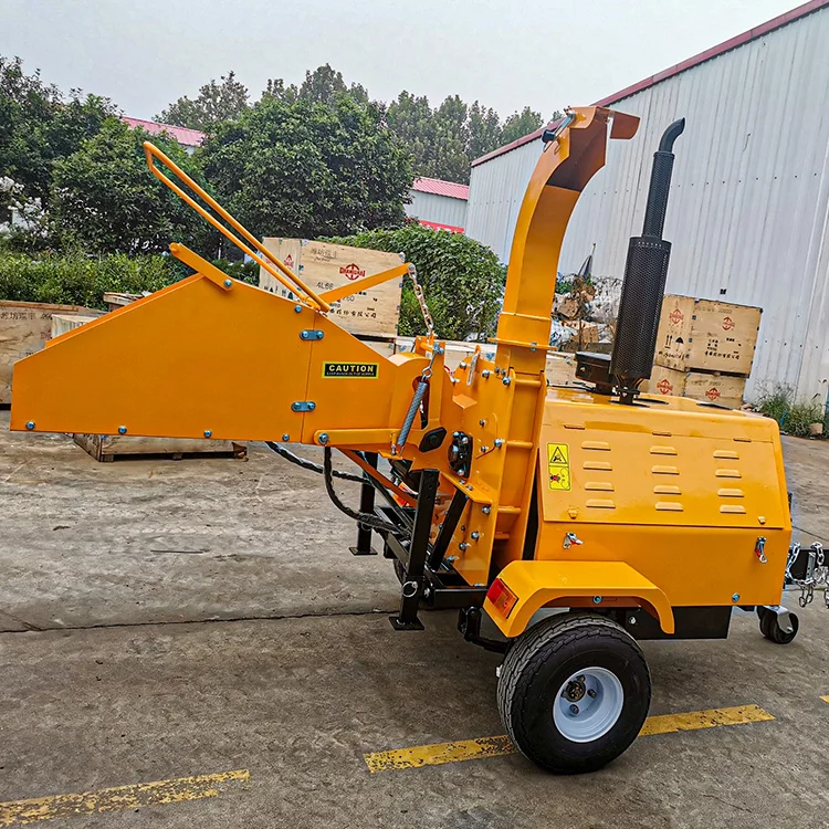 Engine Garden Tree Leaf Branch Chipper Shredder 40hp 50hp Wood Grinder Crusher with Gearbox Core Components