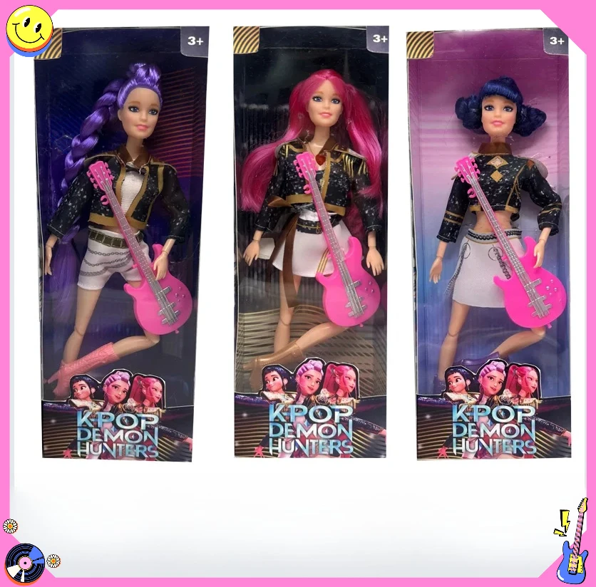 

2025 Kpop Demon Hunter Witch Hunter High Look Glue Doll Girl Heart Decorative Doll Holiday Gift