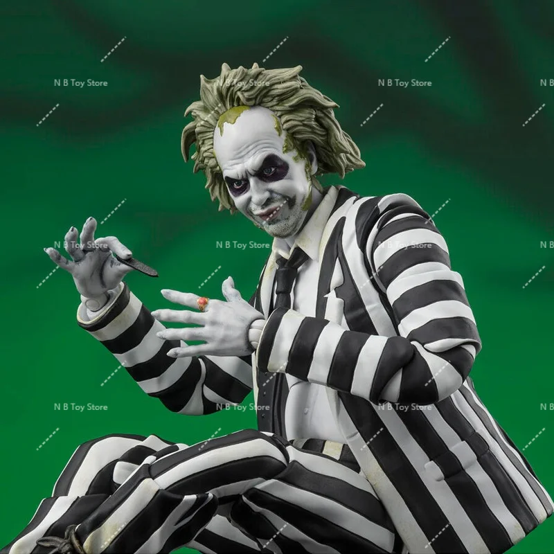 Auf Lager BANDAI Original SHF WB S.H.Figuarts BEETLEJUICE ToyGift Modell Actionfigur für Kinder Schaumstoffbox Verpackung