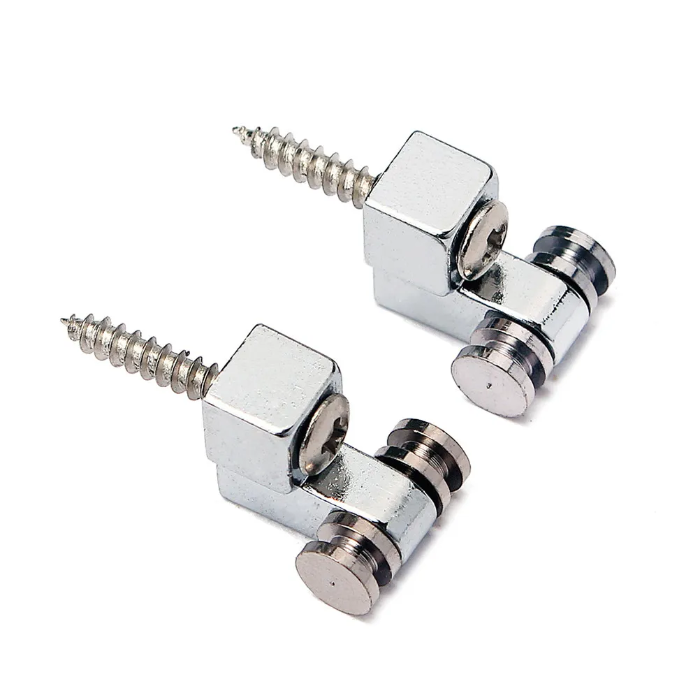 2Pcs Heavy Duty Metal Roller String Tree for Guitar and Bass Accessories Professional String Retainer Reduces Friction Enhances