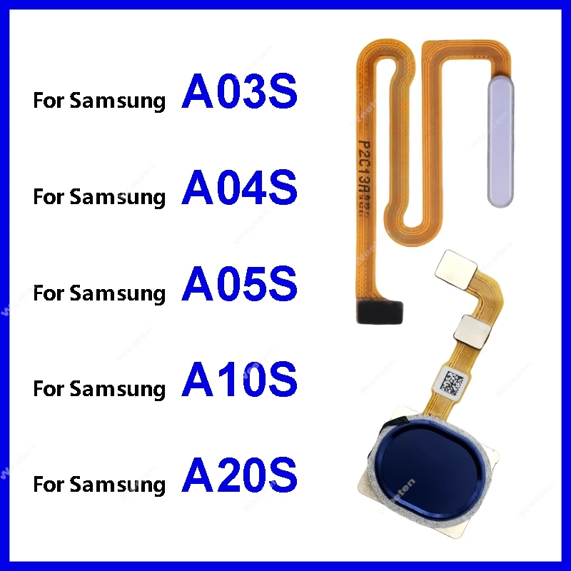 

Fingerprint Sensor Flex Cable For Samsung Galaxy A03S A04S A05S A10S A20S A037F A047F A057F A107F A207 Home Button with Touch ID