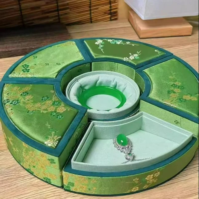 

Новая шкатулка для драгоценностей в китайском стиле, браслет, шкатулка для подвесок, хрустальный браслет, шкатулка для хранения ожерелья