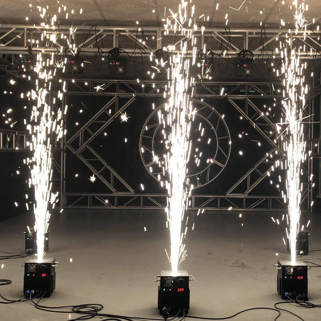 Electric cold sparkler wedding cold  stage fountain DMX cold spark firework effect machine