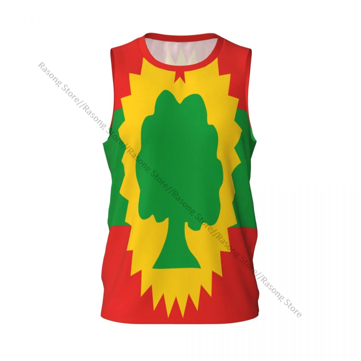 Flag Of The Oromo Liberation Front Basketball Jersey Movie Cosplay Clothing Stitched Men's Sport Shirt