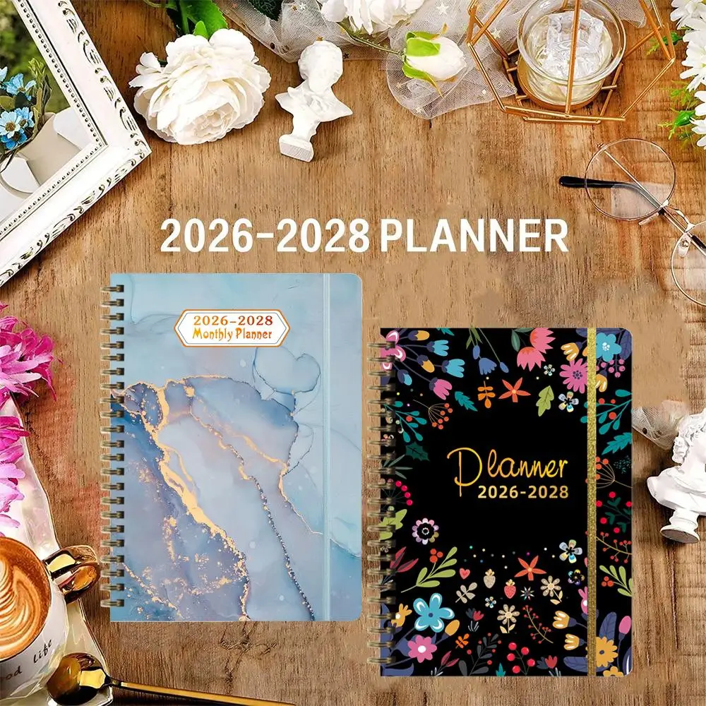 مخطط شهري لمدة 3 سنوات 2026-2028 مخطط شهري/تقويم 2025-2027 مخطط شهري 36 تقويم شهري هدية الكريسماس ﻿