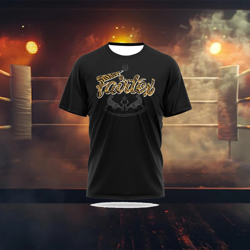 

2024 The FAIRTEX Боксерские болельщики должны иметь ретро быстросохнущую спортивную футболку Дышащая футболка, впитывающая пот, повседневный топ