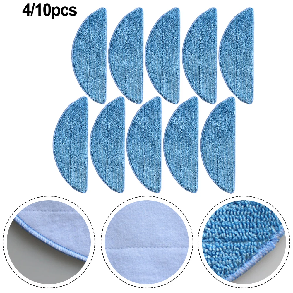 4/10pcs Mop ClothsFor Tesvor M2 Robot Vacuum Cleaner Replacement Spare Parts Accessories Mop Cloth Household Cleaning Tools