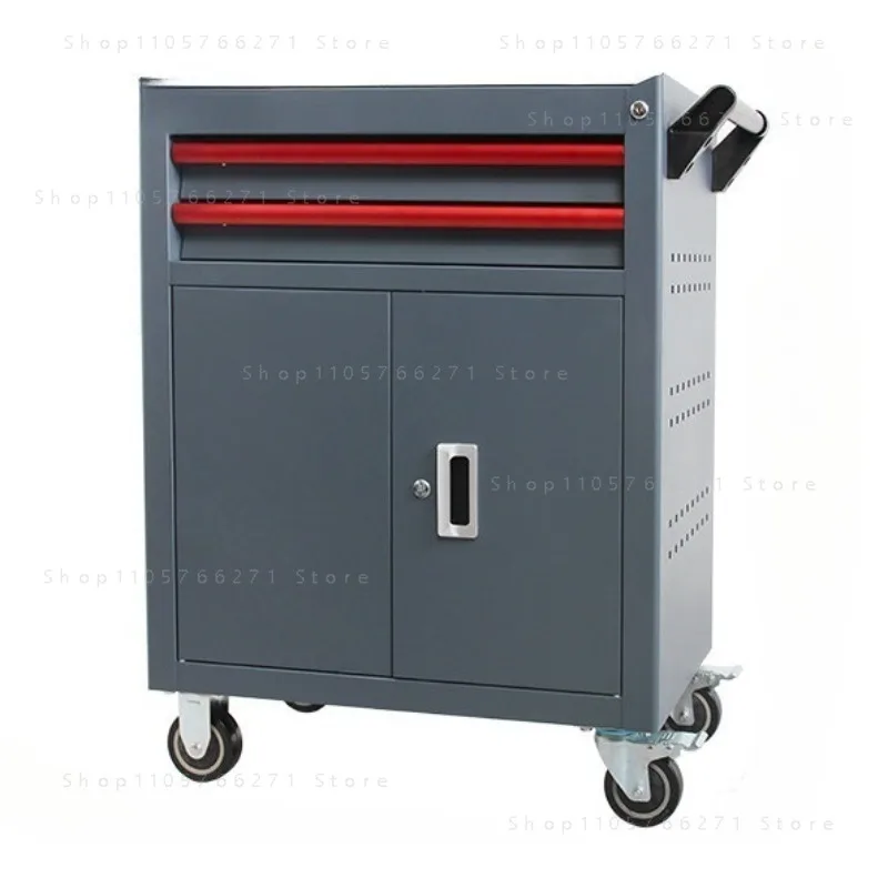 Heavy Duty Mobile Tool Cabinet for Auto Repair  Mechanic Tool Cart with Drawers & Parts Organizer