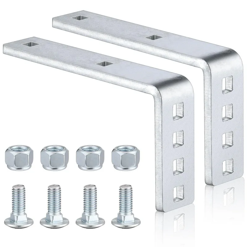 

Flat edge metal bracket for 8-inch and 12-inch flat trailer or marine trailer galvanized