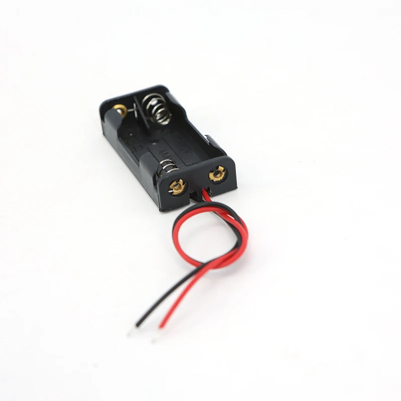 2/4 1.5V Slot AAA Battery Case Battery Box AAA Battery Holder With Leads wire With 2 4 Slots AAA 3A 6v