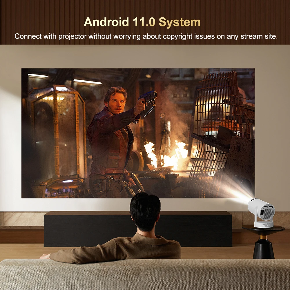 Salange HY300 Ultra 4K фильм Android 11 проектор WiFi6 BT5.4 уличный домашний кинотеатр автоматический вертикальный Keystone 2025 новый выпуск HY300