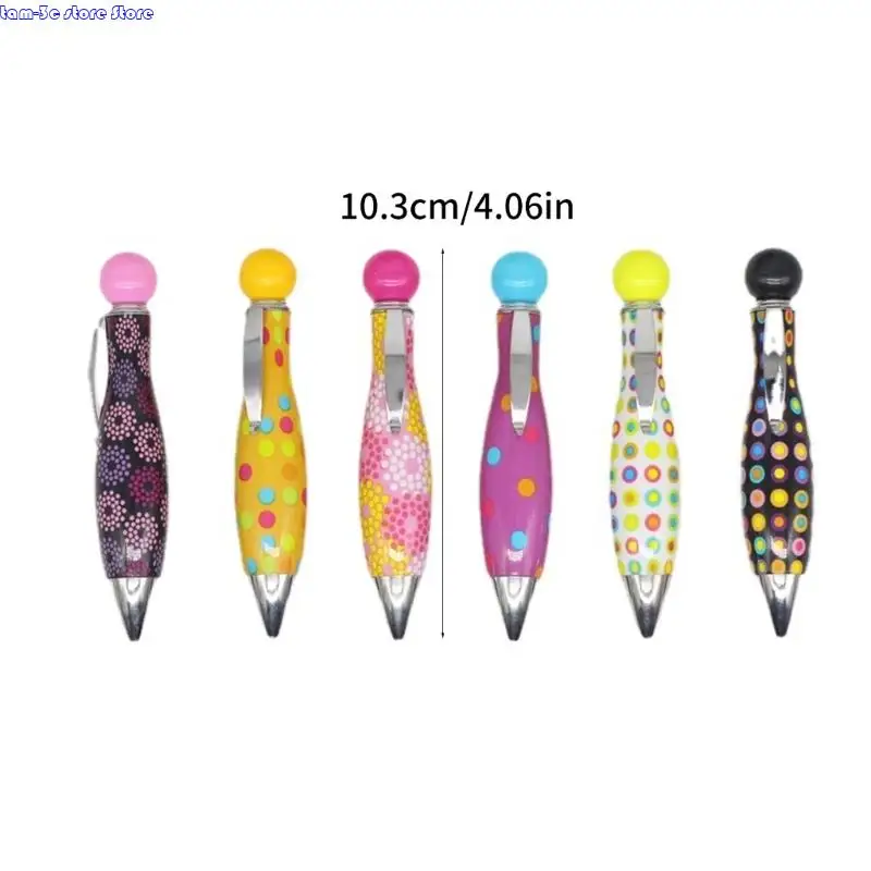 D0UA 6 PCS PROIND PEN BIG FAT PEN كتابة سلس كتابة قلم على نطاق واسع قلم أنيقة القلم الدهون القصيرة القصيرة لمكتب المدرسة