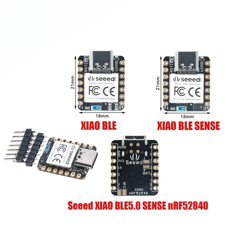 2pcs/1pc Seeeduino XIAO BLE SENSE seeed studio XIAO RP2040 nRF52840 Bluetooth-c Module For Arduino Arm Microcontroller