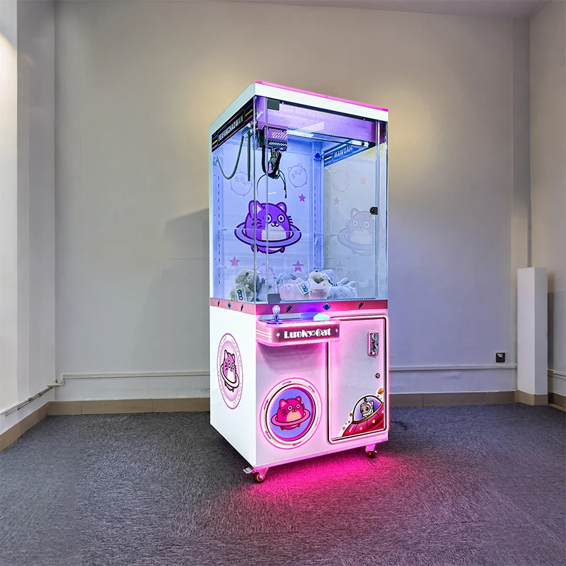 Customizable Metal Crane Machine Indoor Arcade Coin Operated Video Games With Prize Stuffed Animals Plush Toys Doll Claw Machine