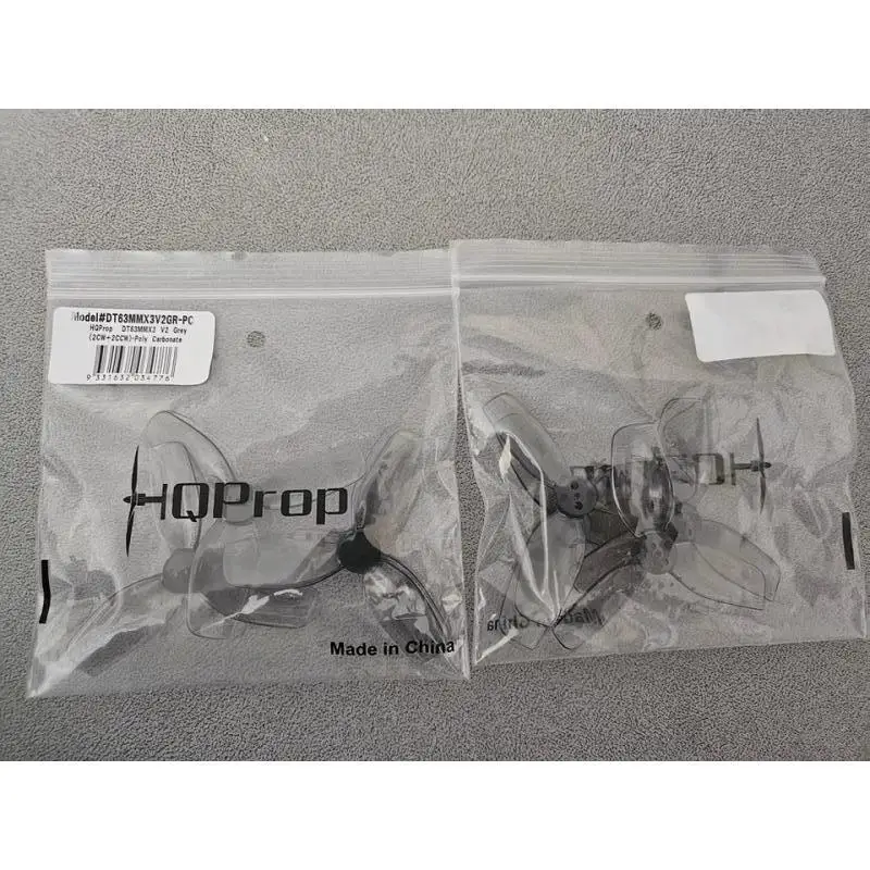 

HQProp DT63 V2 2.5inch Propeller HQ DT63MMX3 V2 3-Blade Prop CineLog25 95X 3-Blade Props For RC DIY FPV Racing Drone