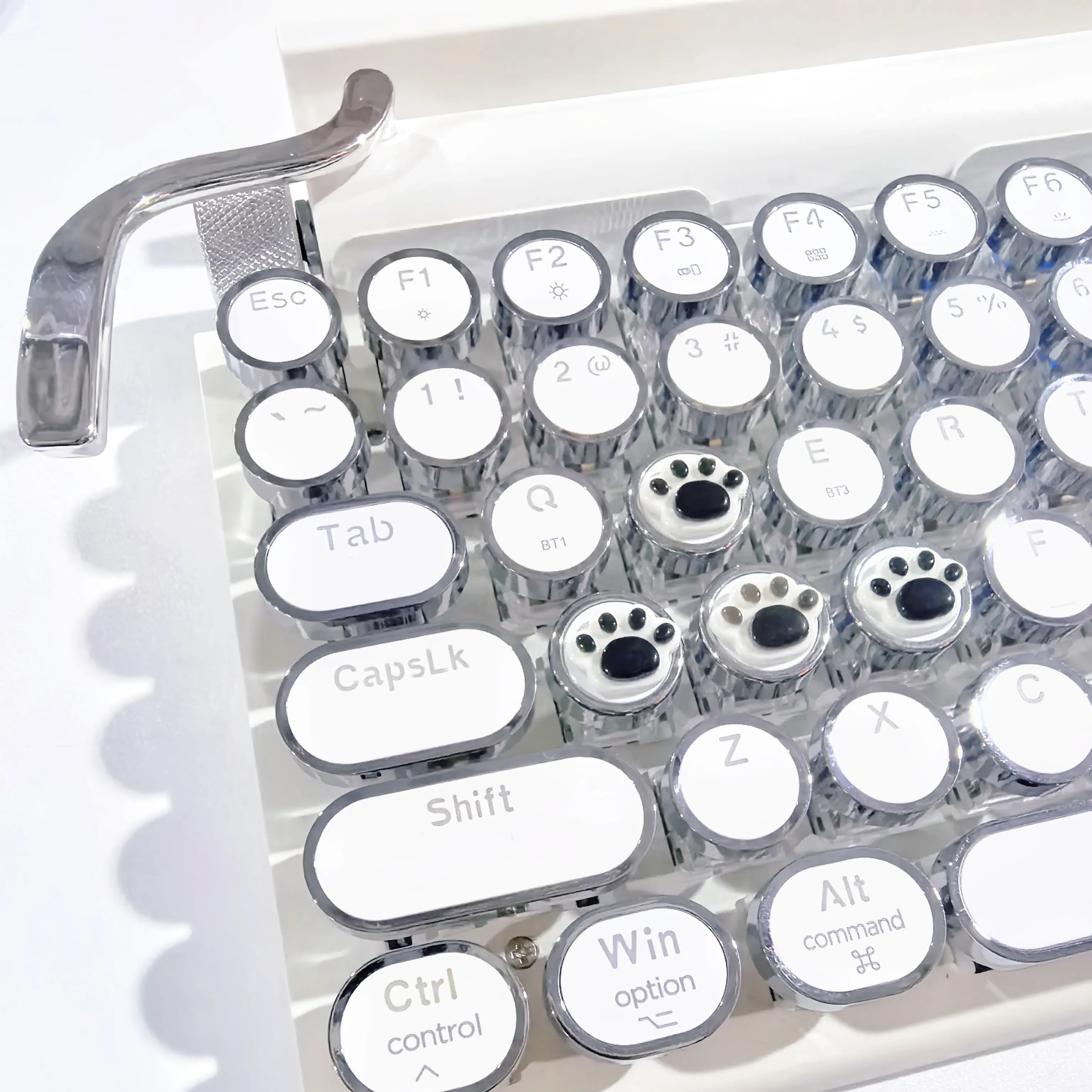 

Cat Paw Keycaps Theme Keycaps Set Rotundity Arrow Keys Custom Original Handmade Accessories for Mechanical Keyboard Gift DIY