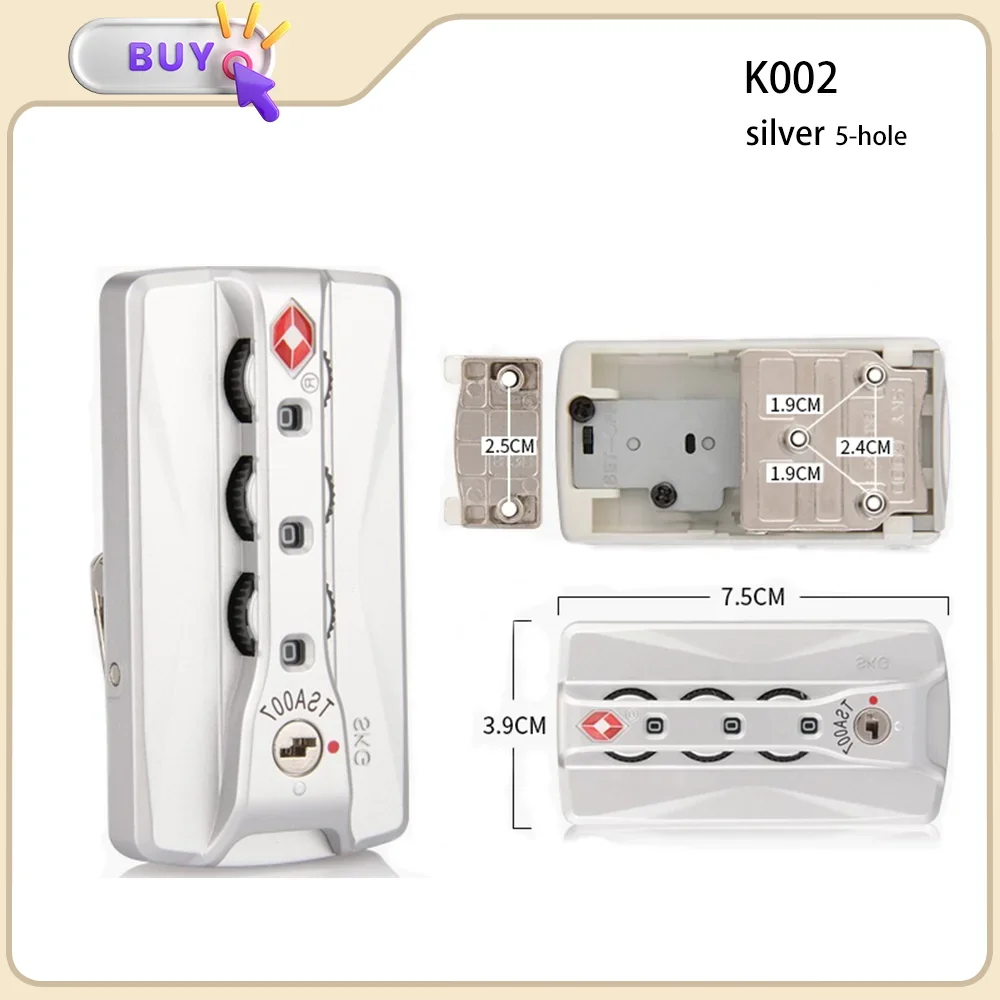 

Suitable For Rimowa Customs Lock TSA007 Brand Key Original Password Lock Luggage Accessories Replacement Suitcase Lock Security