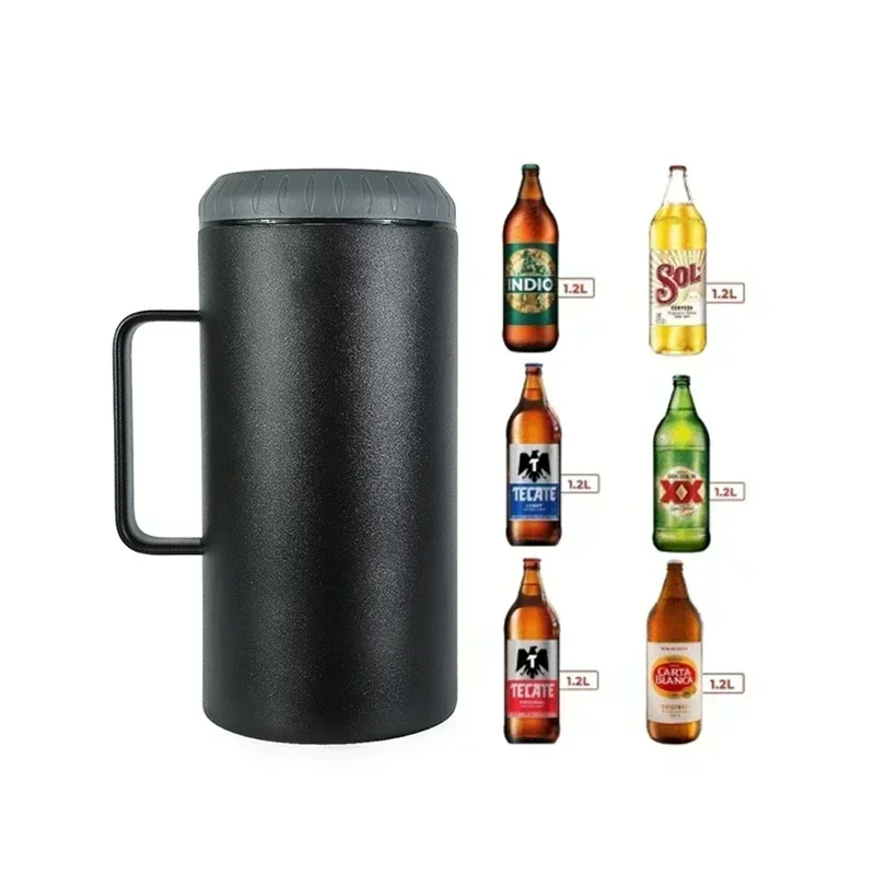 Agua Colder Botella De 40oz Keeper Portacaguamon Can Caguama Cooler Porta 1.2 Cerveza Beer Bottle Termos Holder Lts