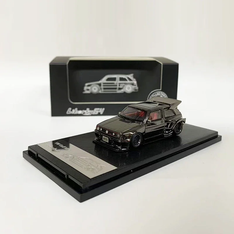 Liberty 1:64 modelo de coche MK2 K.S Vehículo de aleación de reacondicionamiento de cuerpo ancho-pistola cromada