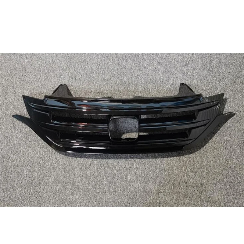 FOR Honda CRV Grille Trim Accessories 2012-2015 Year ABS Front Bumper Separator Refit Black Grills CRV Car Styling