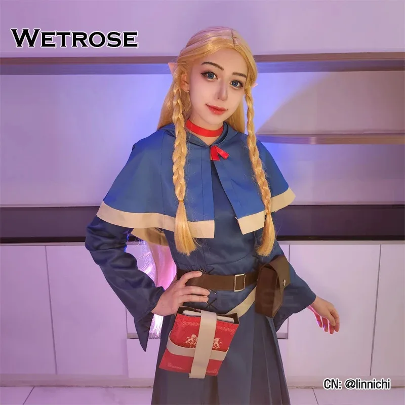 sisi 2233【Wetrose】マルシル・ドナート コスプレ衣装 デリシャス・イン・ダンジョン フード マルシル・ドナト ダンジョンメシセット ウィッグ ハロウィン エルフ