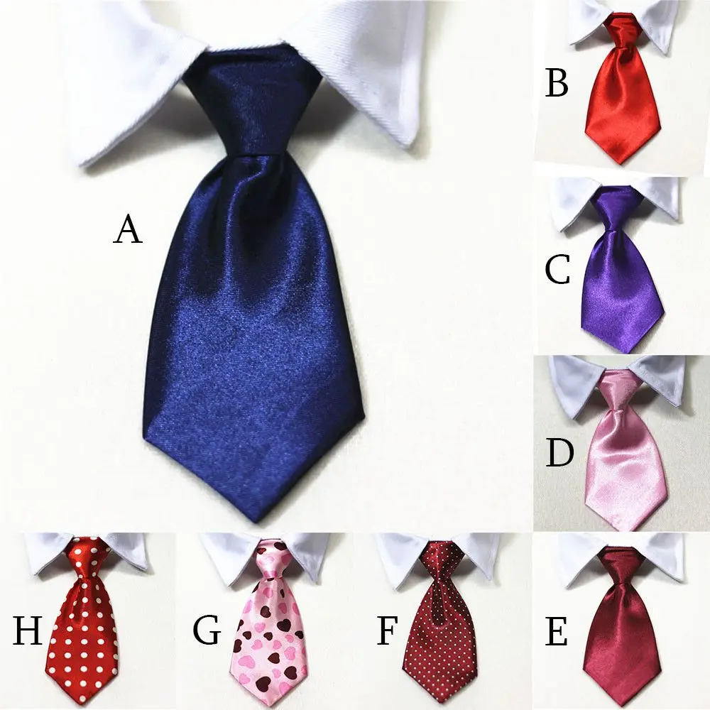 Cute Cotton Pet Accessories DIY Adjustable Dog Suit Dog Necktie Cat Formal Tie Tuxedo Bow Ties