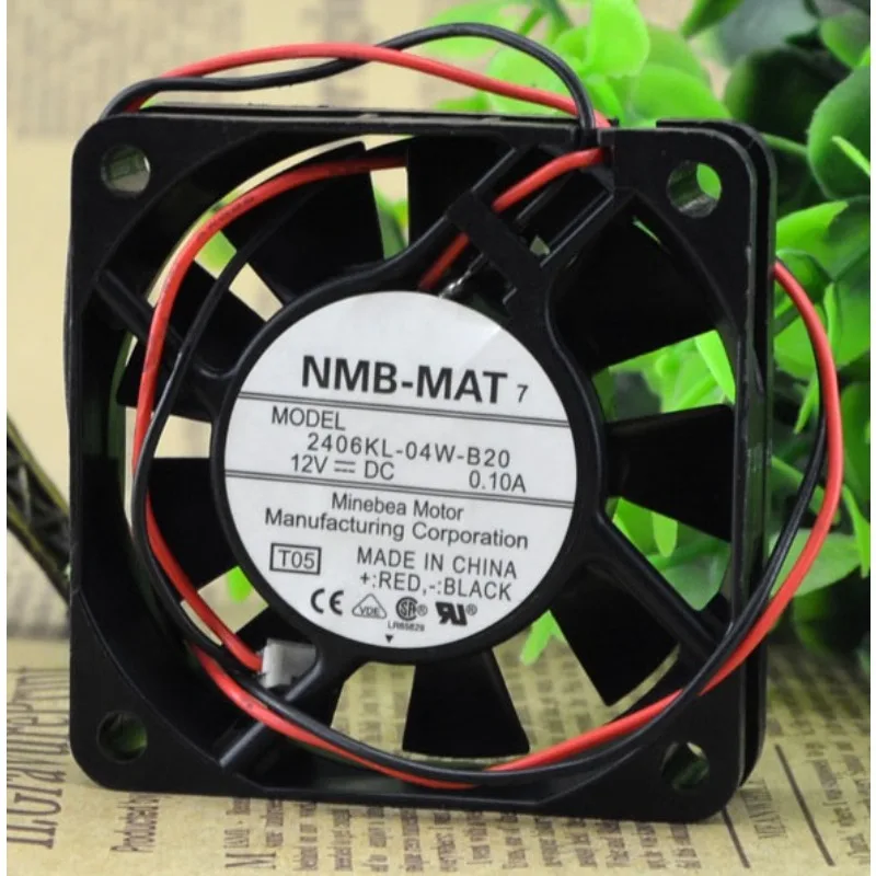 

New CPU Cooler Fan for NMB 2406KL-04W-B20 6CM 6015 12V 0.10A Silent Cooling Fan 60*60*15MM