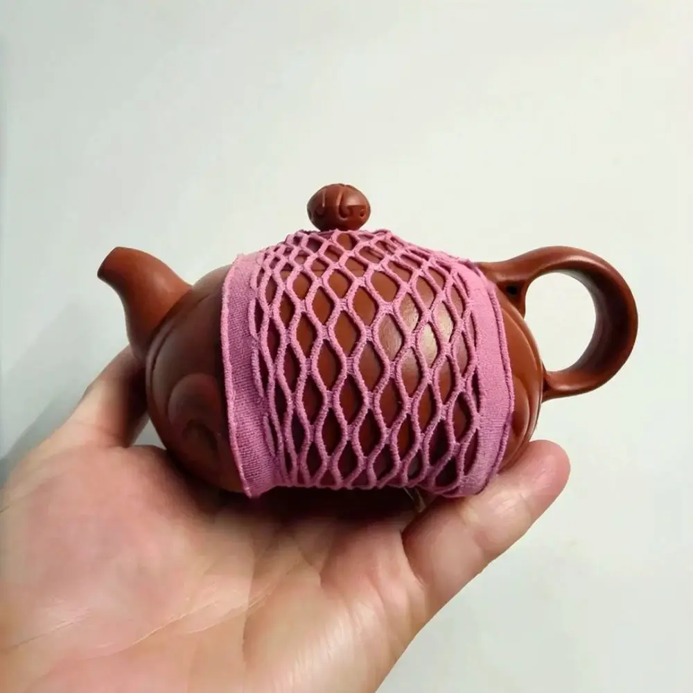 Tea Pot Storage Mesh Bag For For Yutong Teaware Protector Portable Travel Case Tea Cup Bowl Holder Anti Scratch