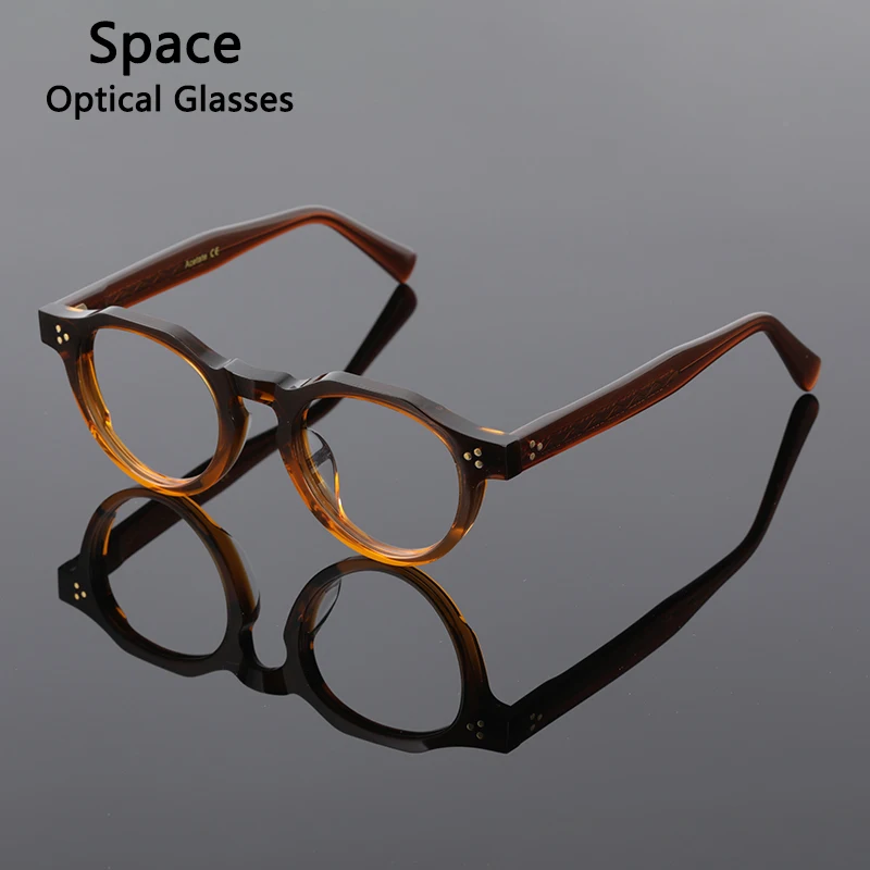 

Luxury brand 516 Fashion Pure handmade acetate glasses frame men Retro optical eyewear Myopia reading women personalized eyewear