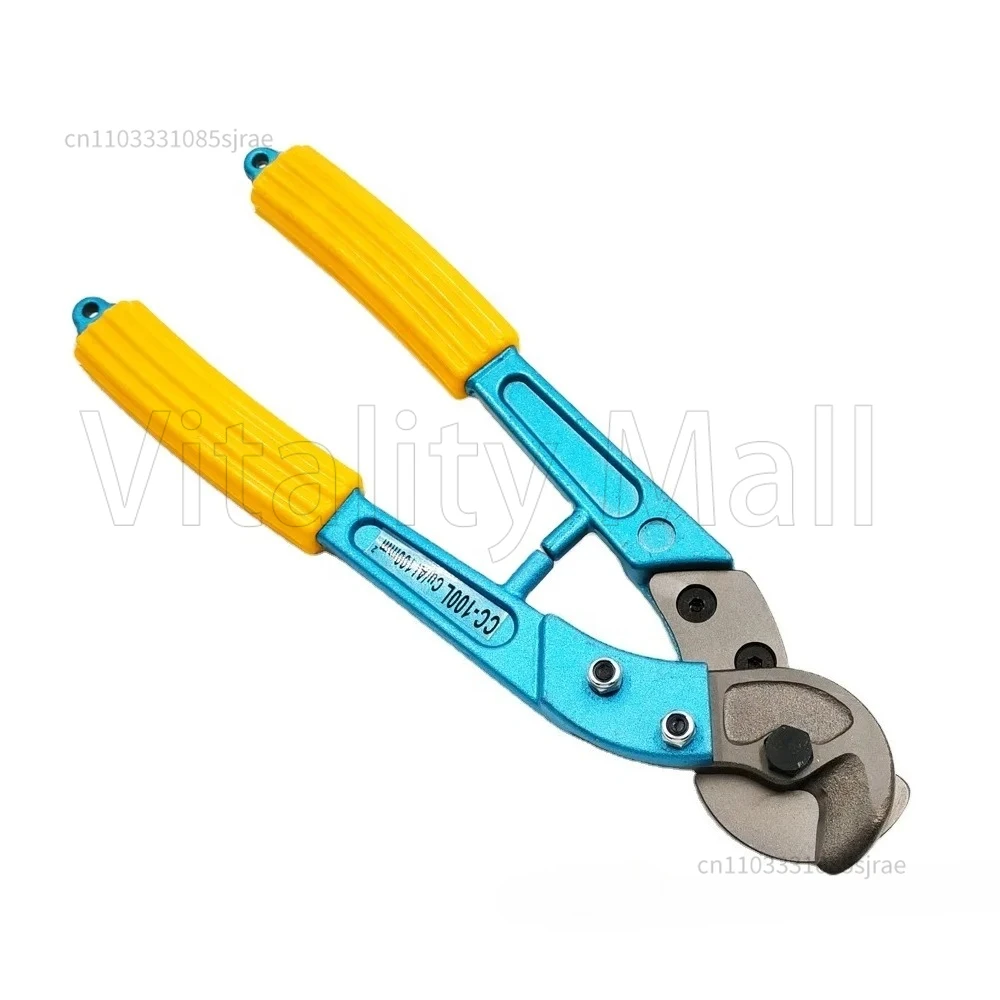 

Ручной кабельный резак CC-100L Max 100 мм2 для медного и алюминиевого кабеля, инструмент для резки кабеля Cu/Al