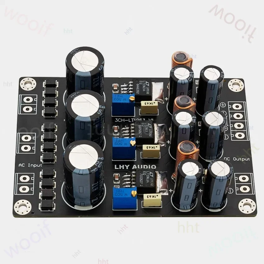 

LT1963A 3 ways independent linear regulated power supply with high speed and low noise for DAC