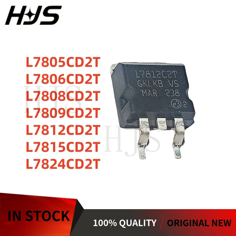 10PCS L7808CD2T L7806CD2T L7812CD2T L7815CD2T L7809CD2T L7824CD2T L7805CD2T TO-263 Brand New In Stock