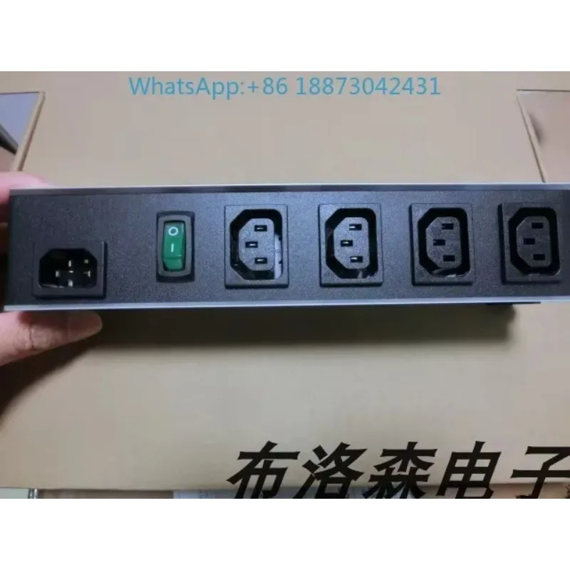HAMMOND 1581H4 4 industrial metal shell IEC plug-in power socket panel installation 230V10A