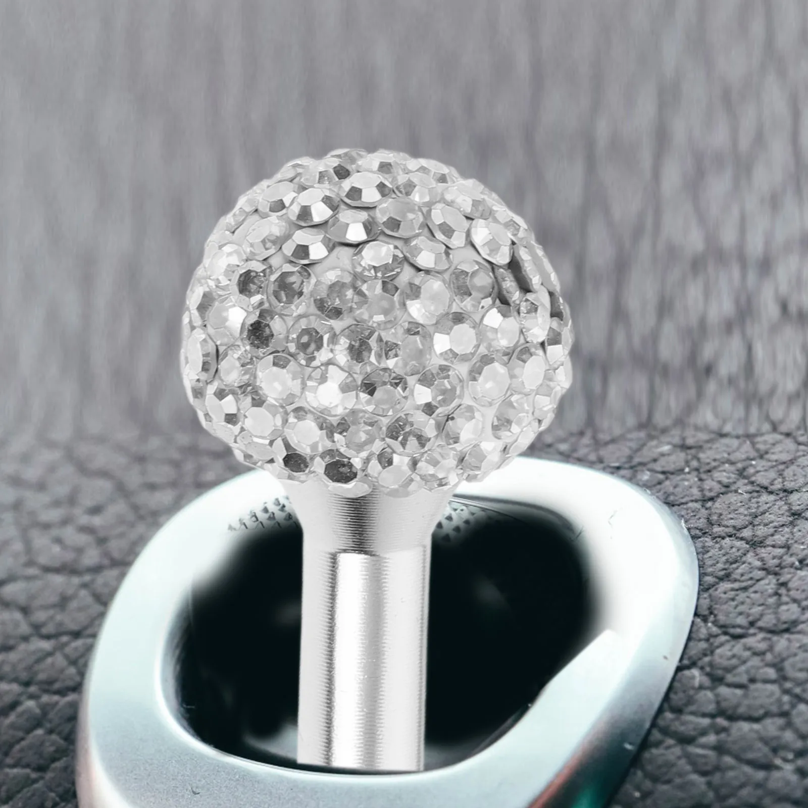 

2pcs Car Door Lock Knobs Durable Metal Inlaid Design Easy Installation Universal Car Accessories Interior Enhancement