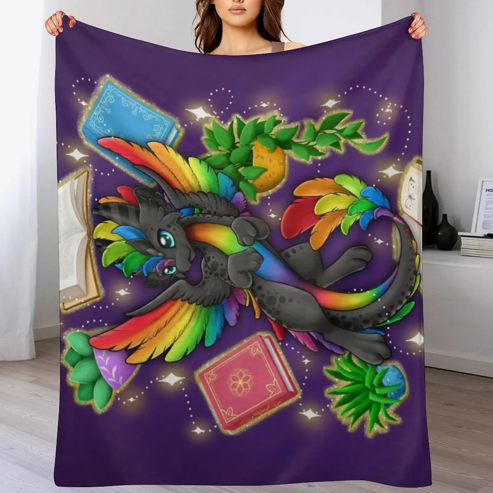 

Zen's Favorite Things Throw Blanket Cozy Light Blanket for Travel Camping Picnic