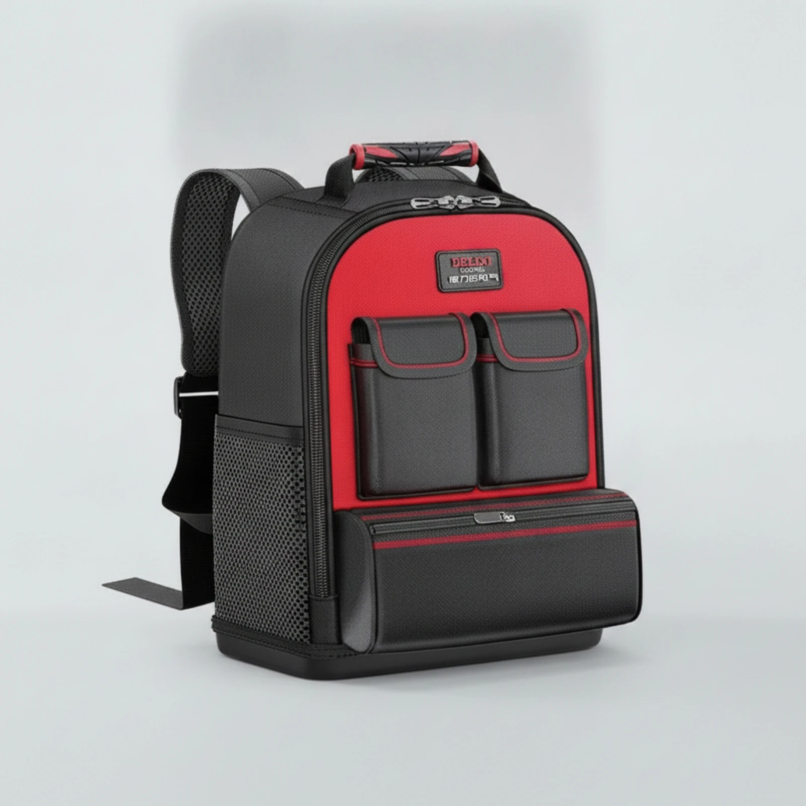 Tool Backpack Sturdy Tool Bag Backpack Reinforced Padded for Electricians, Jobsite