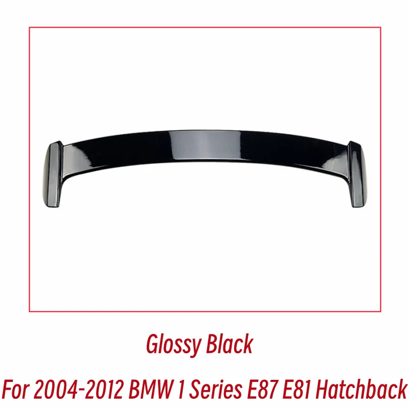 Voor BMW 1 Serie E87 E81 116i 120i 118i Hatchback 2004-2012 Achterdak Kofferdeksel Spoiler Vleugels auto Zwart Carbon Tuning Accessorie