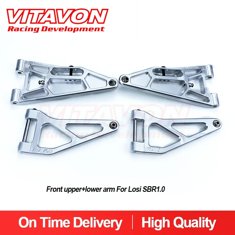 VITAVON CNC Alu7075 Front upper+lower arm For Losi Super Baja Rey1.0 1/6