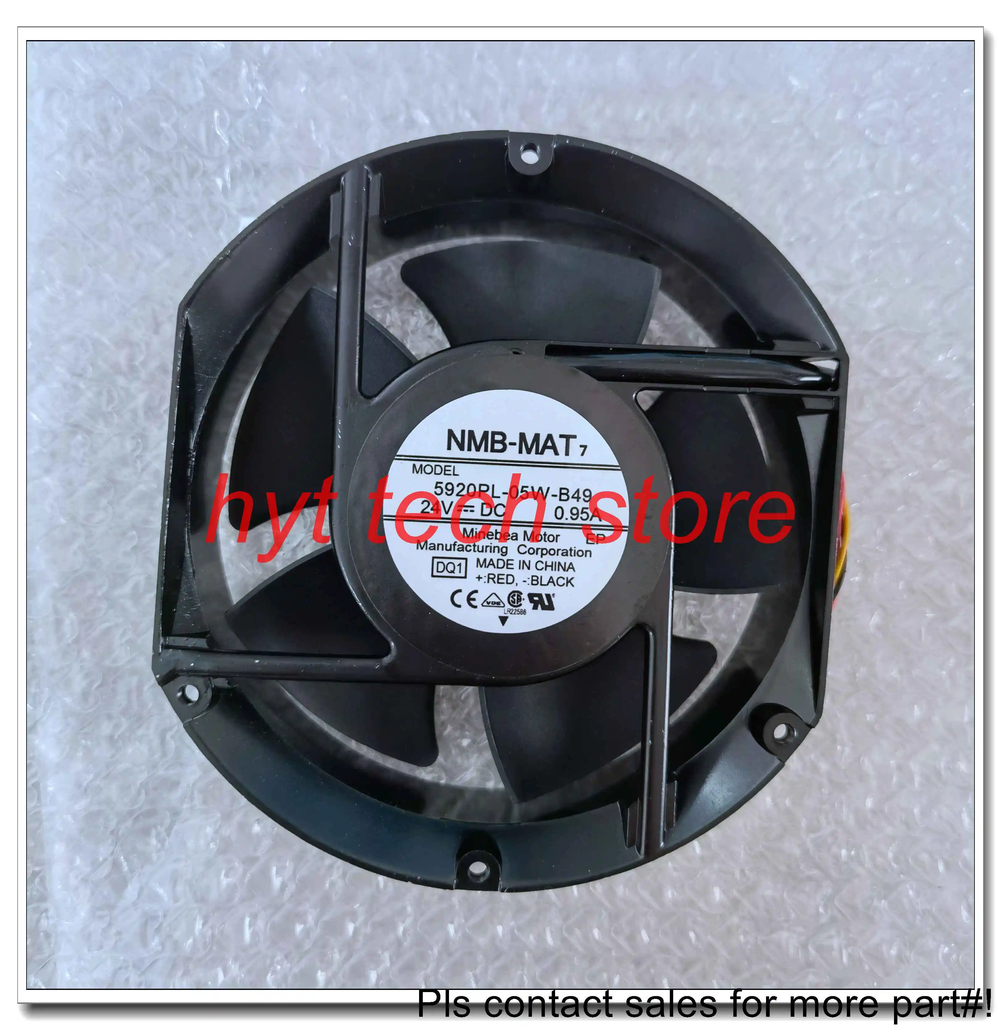 5920PL-05W-B49 0.95A 24 فولت مروحة ، 100% اختبار قبل الشحن